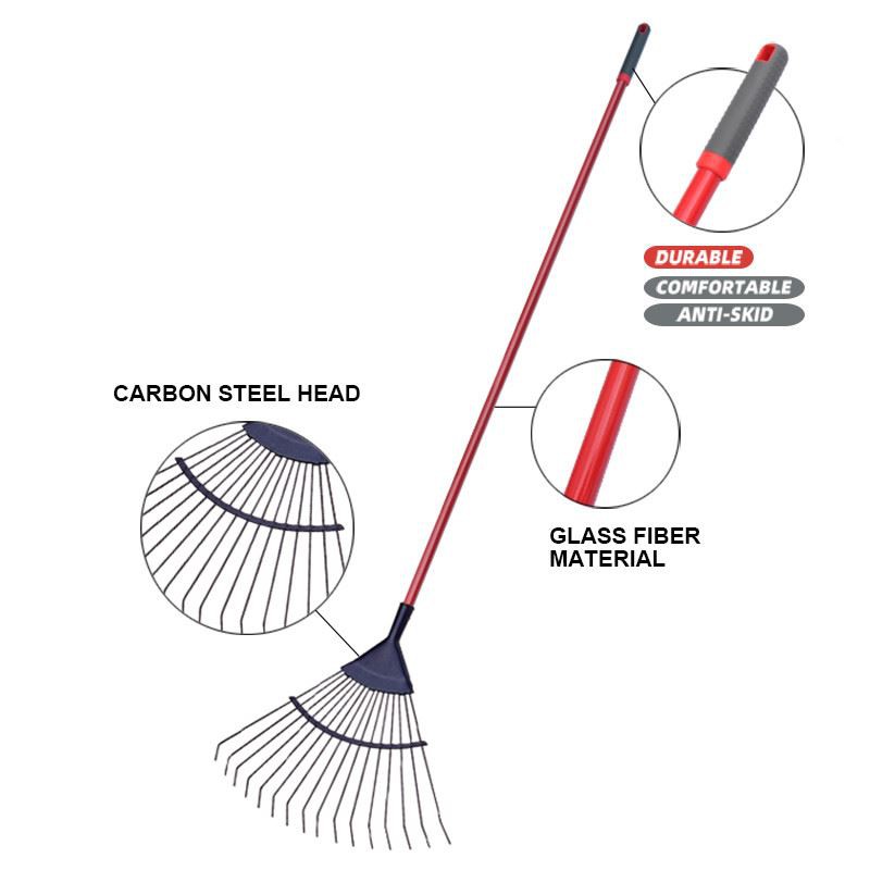 Metal garden lawn rake specification