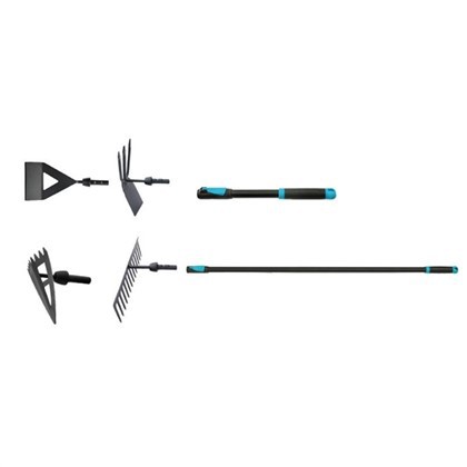 Mazie dārza instrumenti ar garu rokturi