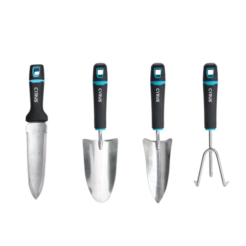 4 daļu dārza instrumentu komplekts