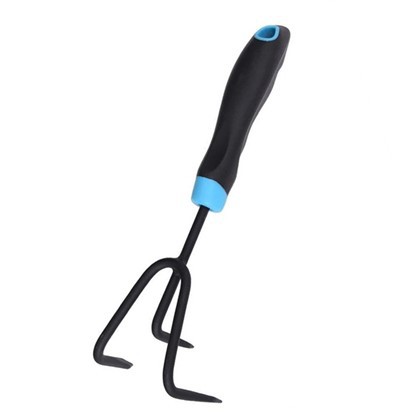 3 Zīmi melna oglekļa tērauda rokas kultivators