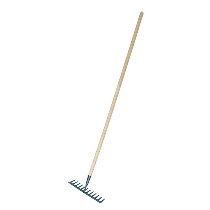 Koka dārza grābeklis